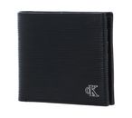 Calvin Klein CKJ Enamel Plaque Billfold Black Calvin Klein CKJ Enamel Plaque Billfold Black