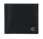 Calvin Klein CKJ Enamel Plaque Billfold Black Calvin Klein CKJ Enamel Plaque Billfold Black