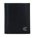 Calvin Klein CKJ Enamel Plaque Trifold Black Calvin Klein CKJ Enamel Plaque Trifold Black