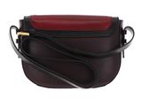 THE BRIDGE Lavina Crossbody Bag Chianti / Nero / Melanzana / Oro