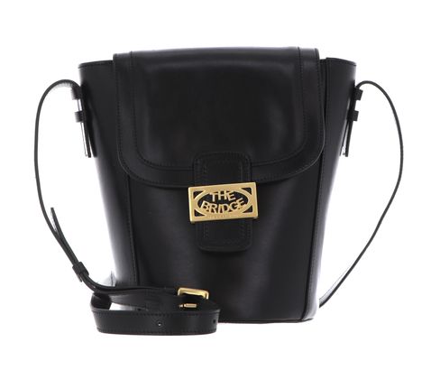 THE BRIDGE Lavina Bucket Bag Nero / Oro