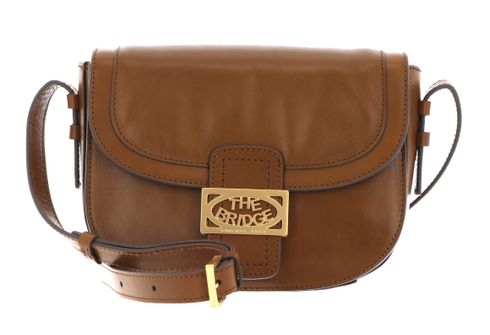 THE BRIDGE Lavina Crossbody Bag Verde Oliva New / Oro