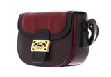 THE BRIDGE Lavina Crossbody Bag Chianti / Nero / Melanzana / Oro