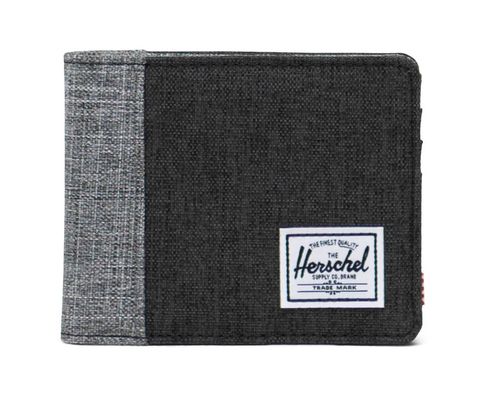 Herschel Roy RFID Wallet Black Crosshatch / Black / Raven Crosshatch