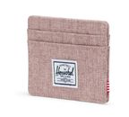 Herschel Charlie RFID Wallet Ash Rose Crosshatch