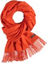 FRAAS Pure Polyacrylic Scarf Orange