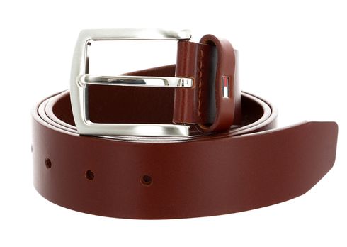 TOMMY HILFIGER New Denton Belt 3.5 W110 Dark Tan