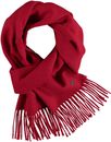 FRAAS Wool Scarf with Fringes Red FRAAS Wool Scarf with Fringes Red