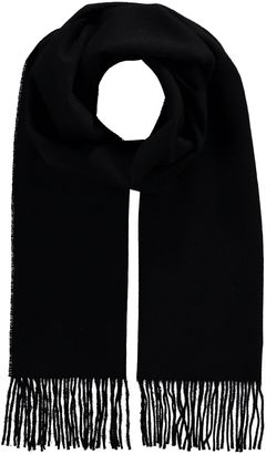 FRAAS Wool Scarf with Fringes Black