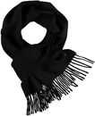 FRAAS Wool Scarf with Fringes Black