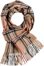 FRAAS Cashmink® Scarf with FRAAS Plaid Camel