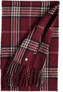 FRAAS Cashmink® Scarf with FRAAS Plaid Wine