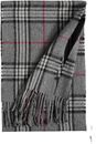 FRAAS Cashmink® Scarf with FRAAS Plaid Grey