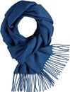 FRAAS Cashmink® Scarf with Fringes Royal Blue