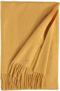 FRAAS Pure Cashmere Scarf with Fringes Banana