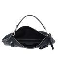 abro Leather Adria Hobo Bag Juna L Black / Nickel abro Leather Adria Hobo Bag Juna L Black / Nickel
