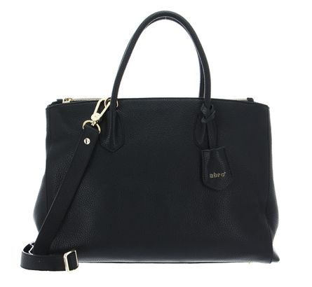 abro Leather Adria Businessshopper Busy L Black / Gold