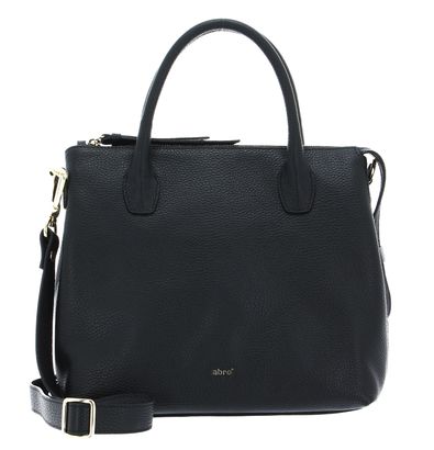 abro Leather Adria Hand Bag Gunda S Black / Gold