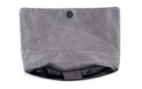 abro Leather Athene Clutch Bag S Grey