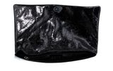 abro Leather Athene Clutch Bag M Black / Nickel abro Leather Athene Clutch Bag M Black / Nickel