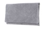 abro Leather Athene Clutch Bag M Grey