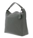 abro Leather Piuma Weaving Hobo Bag Elvi L Zinc
