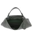 abro Leather Piuma Weaving Hobo Bag Elvi L Zinc