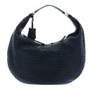 abro Leather Piuma Weaving Hobo Bag Nana Navy