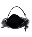 abro Leather Adria Hobo Bag Juna S Black / Nickel abro Leather Adria Hobo Bag Juna S Black / Nickel