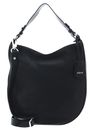 abro Leather Adria Hobo Bag Ay Black / Nickel