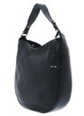 abro Leather Adria Hobo Bag Ay Black / Nickel