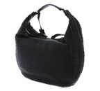abro Leather Piuma Weaving Hobo Bag Nana Black / Gold
