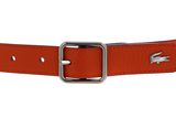 LACOSTE Elegance Bicolor Reversible Belt W80 Bordeaux Fango