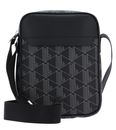 LACOSTE The Blend Vertical Camera Bag Allover Monogram Noir Gris LACOSTE The Blend Vertical Camera Bag Allover Monogram Noir Gris