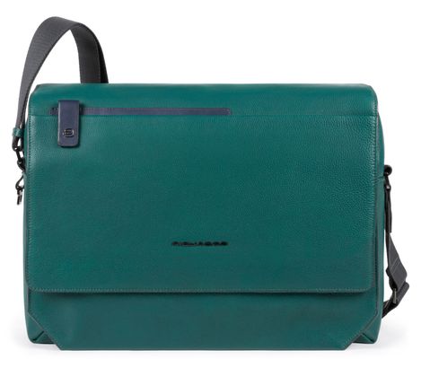 PIQUADRO Tallin Computer Messenger Bag With Tablet Compartment Verde