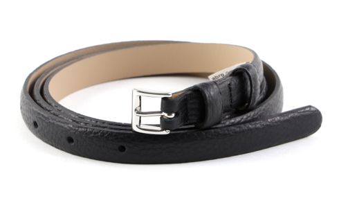 abro Leather Adria Women's Belt W95 Black / Nickel