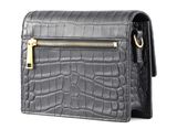 LANCASTER Exotic Lee Crossbody Bag Noir