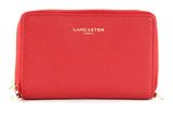 LANCASTER Delphino Zip Around Wallet Rouge