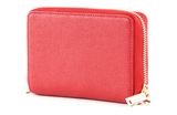 LANCASTER Delphino Zip Around Wallet Rouge