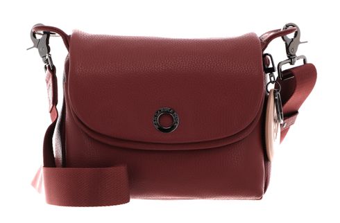 MANDARINA DUCK Mellow Leather Crossover Bag Mahogany