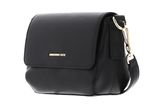 MANDARINA DUCK Luna Shoulder Bag With Flap Small Black