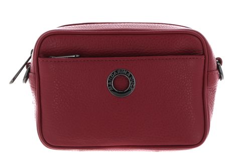 MANDARINA DUCK Mellow Leather Camera Bag Rumba Red