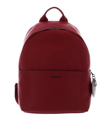 MANDARINA DUCK Mellow Leather Backpack Rumba Red