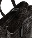 LIEBESKIND BERLIN Croco Paper Bag Tote M Black LIEBESKIND BERLIN Croco Paper Bag Tote M Black