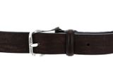 b.belt Vince Silver Ledergürtel W115 Dunkel Braun b.belt Vince Silver Ledergürtel W115 Dunkel Braun