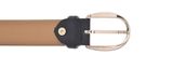 Vanzetti 30mm Leather Belt W75 Navy - kürzbar