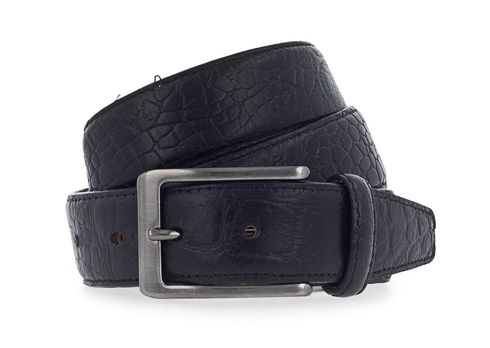 Vanzetti 35mm Full Leather Belt W95 Black