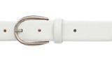 Vanzetti 30mm Leather Belt W75 White - kürzbar