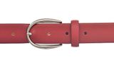 Vanzetti 30mm Leather Belt W110 Red - kürzbar