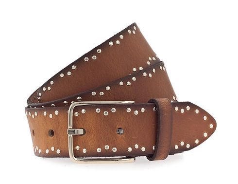 Vanzetti 35mm Leather Belt W105 Cognac